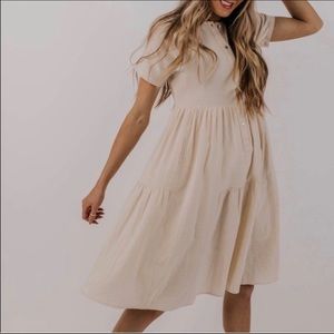 Roolee Cream Midi